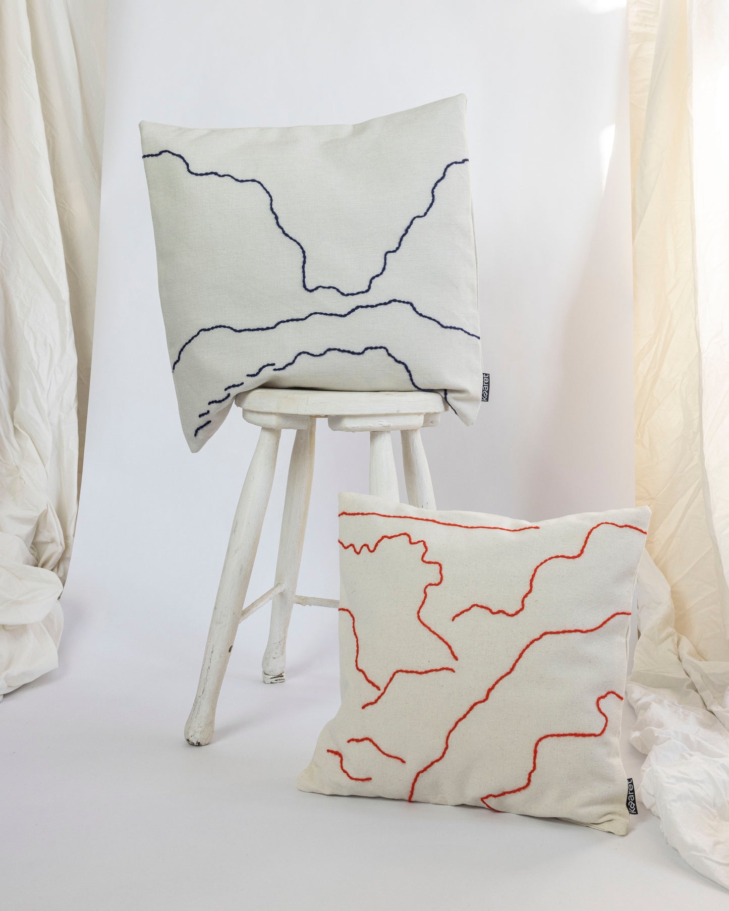 View – Hand-embroidered Pillowcase (more colors)