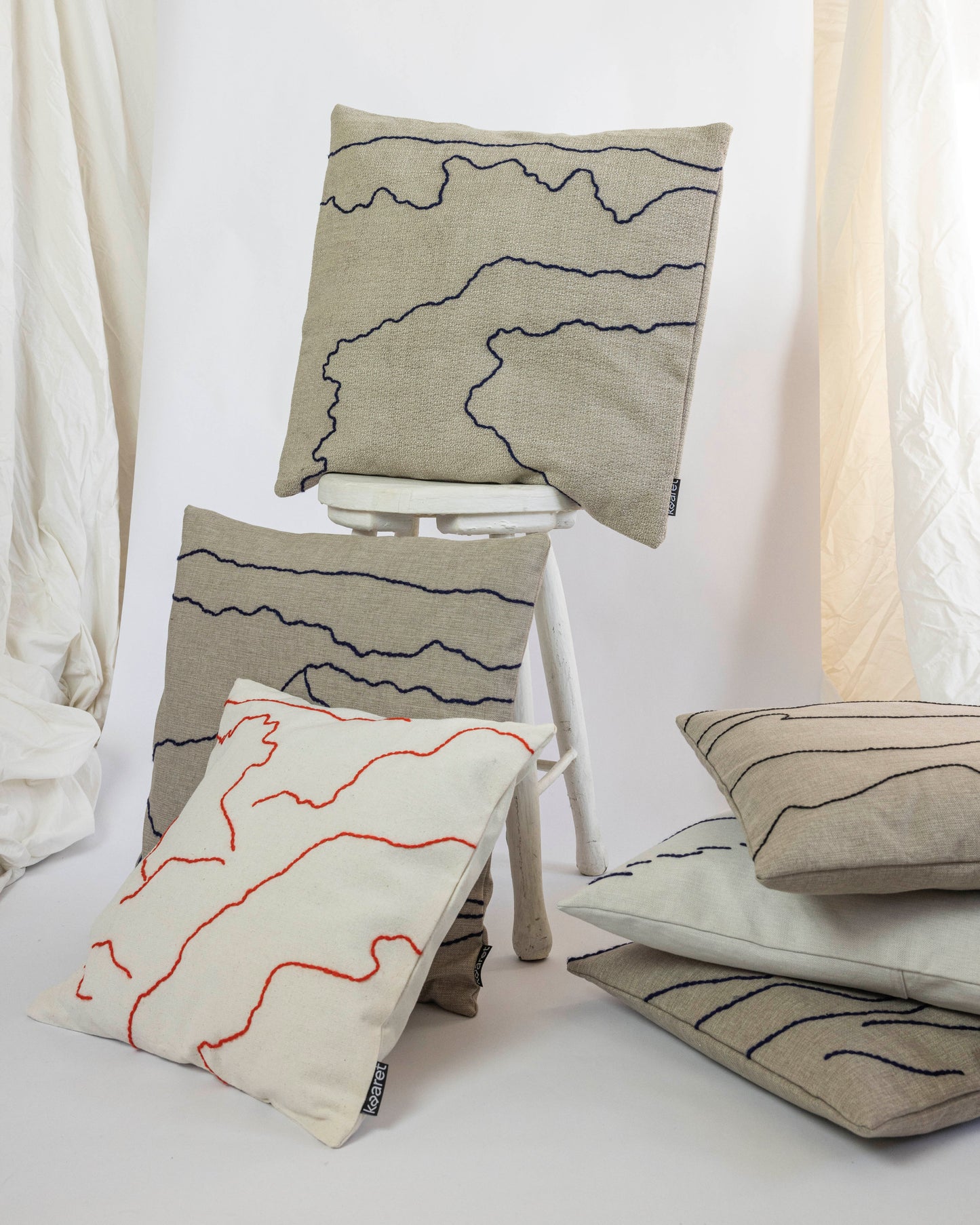 Springs – Hand-embroidered Pillowcase (more colors)