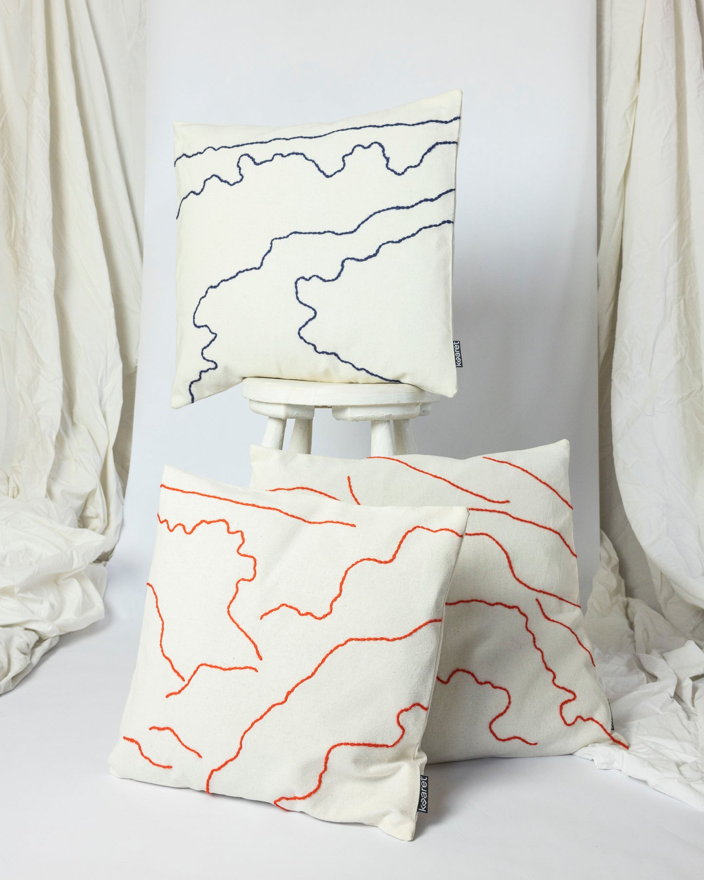 Springs – Hand-embroidered Pillowcase (more colors)