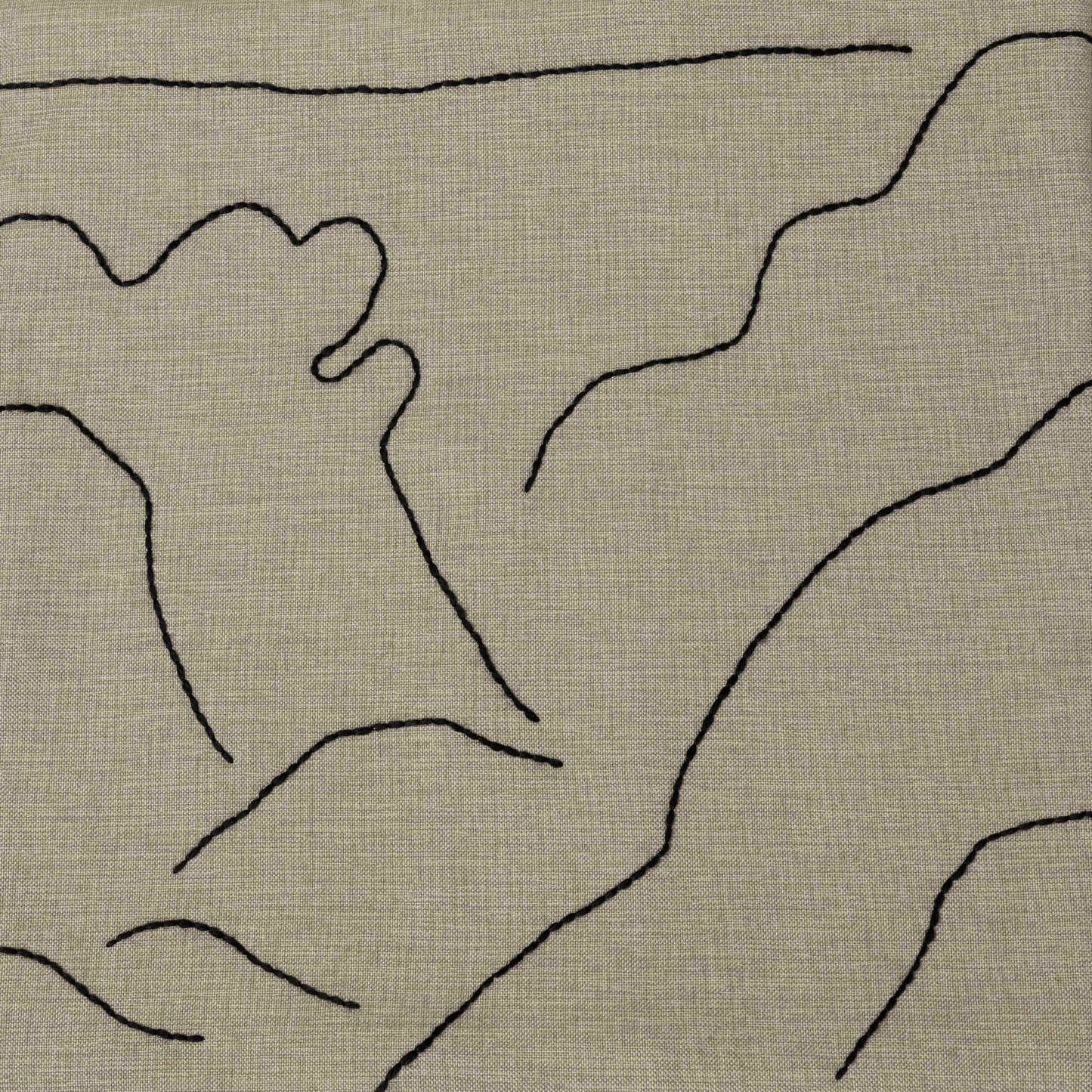 View – Hand-embroidered Pillowcase (more colors)
