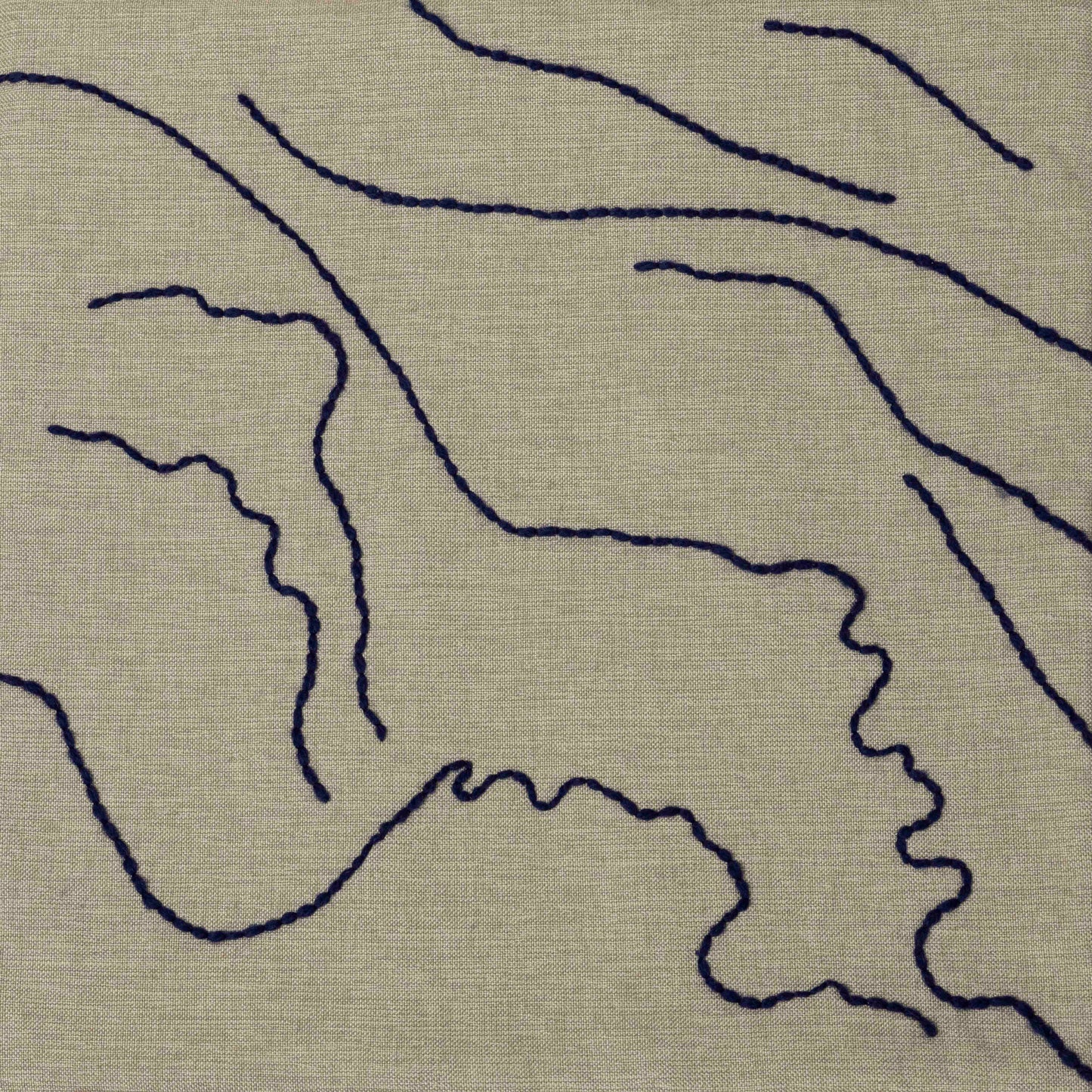 Coast – Hand-embroidered Pillowcase (more colors)