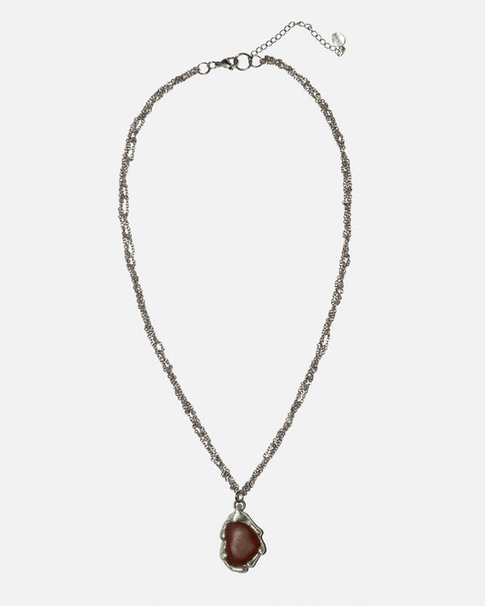 Pebble Crocheted Necklace