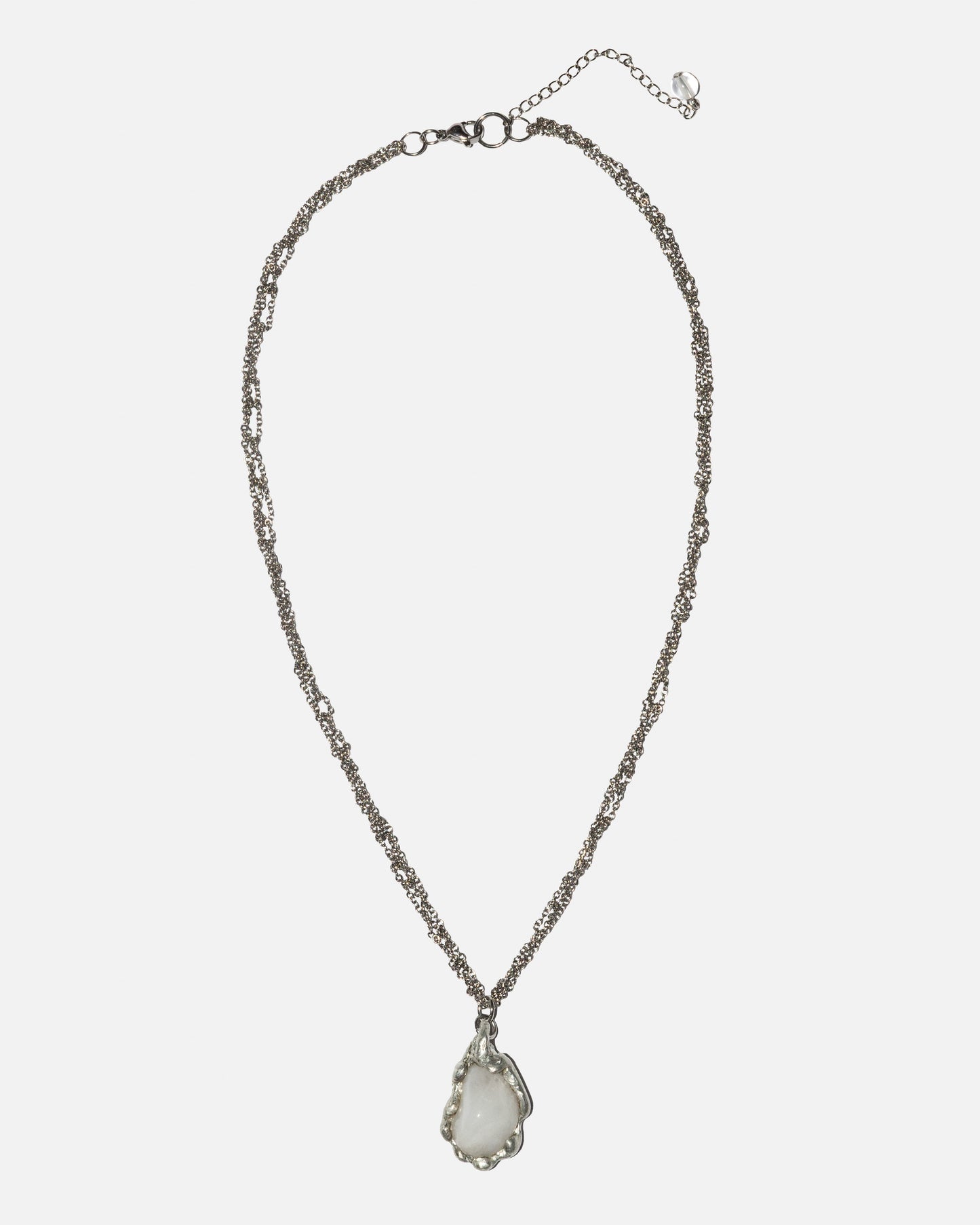 Quartz Crocheted Necklace